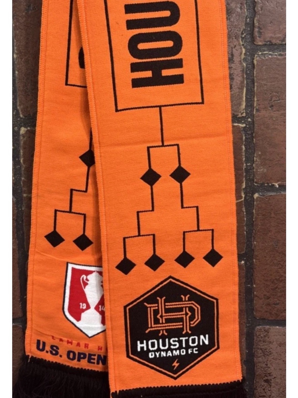 HOUSTON DYNAMO Orange Scarf - U.S. Open Cup